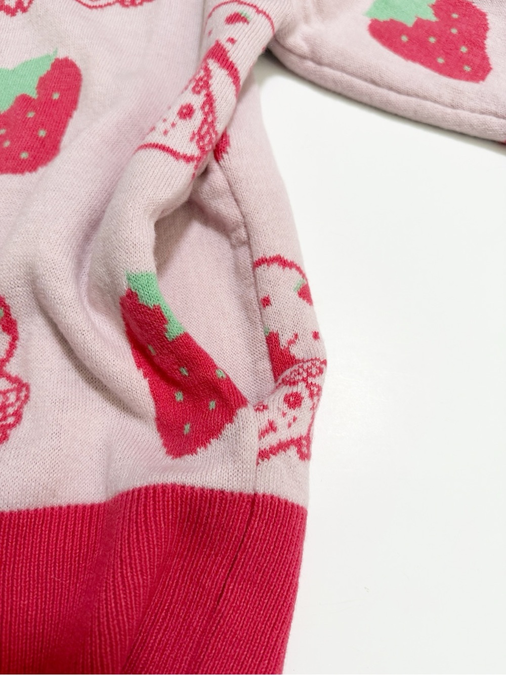 Hot Topic Strawberry Shortcake Bow Cardigan Pink Size M - Picture 9 of 12